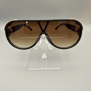 Manhattan authentic Black:Gold Aviator Sunglasses SquareBridged 8MH87048 Limited